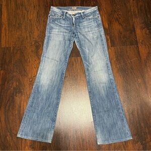 GOODSIGN flare denim jeans “Passion” vintage y2k fashion size 28 EUC